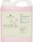 32 oz Rose Hydrosol Water – 100% Pure Rosewater Spray Mist Bulk – Hydrating Face Toner Rose Water for Skin and Hair Linen Spray for Sheets Room Freshener Body Spray Refill by Organic Pure Oil