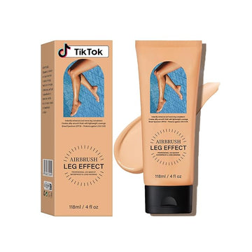 Leg Makeup, Tattoo Cover Up Makeup 24-Hour Long-Lasting Sweatproof Waterproof Body Makeup No Transfer. #02 (Medium Golw)