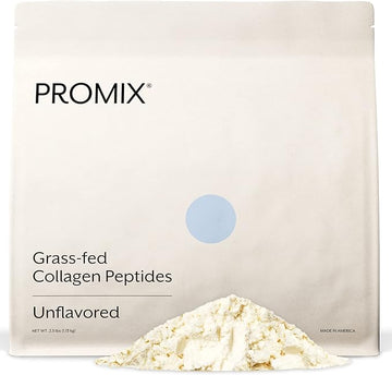 ProMix Nutrition Collagen Peptides, Unflavored - Hydrolyzed Collagen Protein Promotes Healthy Skin, Bones, Joints & Recovery Support - Add to Shakes, Smoothies, Beverages - 2.5 Pound