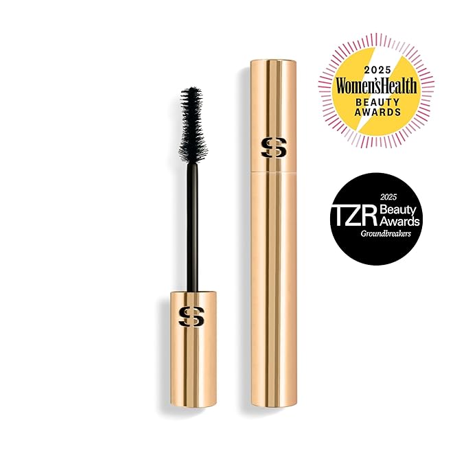 Sisley Paris Phyto-Noir Mascara, 1 Deep Black - 15x More Volume & Thicker-Looking Lashes - Adds Visible Length & Definition - Long-Lasting, Clump-Free Formula