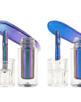 Duochrome MultiChrome Chameleon Liquid Metallic Eyeshadow 3 Pcs Set, Deep Purple Blue High-Impact Multi-Dimensional Finish, Silky Smooth and High Pigment Holographic Glitter Eyeshadow Makeup (Set03)