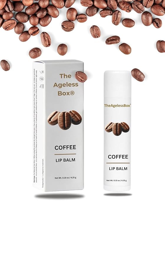 Lip Balm – Natural Moisturizing Lip Care, Organic Plant-Based Formula with Cold-Pressed Oils & Antioxidants, Vegan, Cruelty-Free (4.25 gm, coffee)