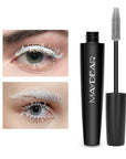 Maydear Silver Colored Mascara – Waterproof, Long Lasting, Smudge-Proof, Fast-Drying Lengthening Mascara for Party & Stage Make