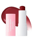 CoverGirl Clean Fresh Tinted Lip Balm, Vegan Formula, Hydrating, Natural Finish, Bliss You Berry, 1 Count