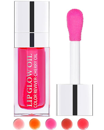 Plumping Lip Glow Oil,Hydrating Tinted Lip Lipstain,Gift