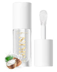 LANGMANNI Moisturizing Lip Oil,No-Sticky Lip Gloss Lip Balm Lip Care,Fruit Flavoured Lip Oil For Dry Lip's Moisturizing Hydrating And Nourishing ((Coco))