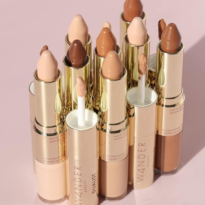 Wander Beauty Dualist Matte and Illuminating Concealer Makeup 0.28 fl oz