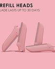 JAPONESQUE Dermaplaner Replacement Blades 4-Pack, Facial Razor Blade Heads Only