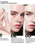 evpct 2Pcs under Eye Brightener, Nourishing Luminous under & 04#