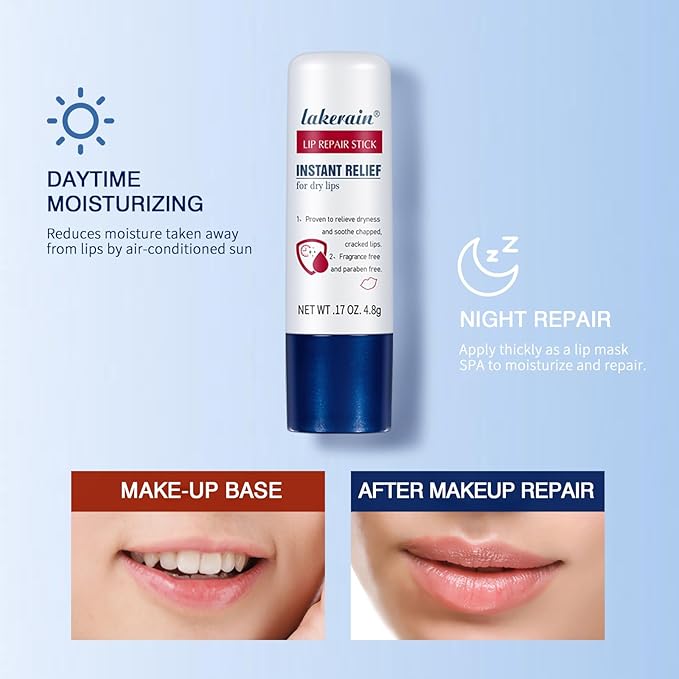 2Pcs Natural Lip Repair Stick -