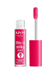 NYX PROFESSIONAL MAKEUP This Is Milky Gloss, Lip Gloss with 12 Hour Hydration, Vegan - Mixed Berry Shake (Raspberry)