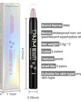 Kaely 2Pcs Cream Eyeshadow Sticks Set for Eyes Waterproof,Sand Shimmer & Orchid Shimmer Matte Eye shadow Stick Pencil Pen Bulk sombras en crema para ojos 25+26