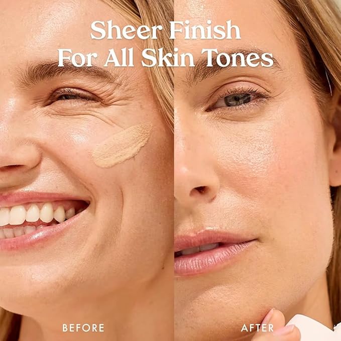 Kopari Bright as Day Sheer Mineral Sunscreen SPF 50, 100% Mineral Facial Sunscreen with Vitamin C & Niacinamide, Sheer Finish, All Skin Tones, 1.7 oz