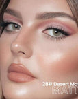 evpct Desert Matte Cream Eye Shadow Brightener Sticks Set for Eyes, Desert Matte Pencil Eye shadow Applicator Stick Pen Palette Makeup Waterproof sombras en crema para ojos 28#