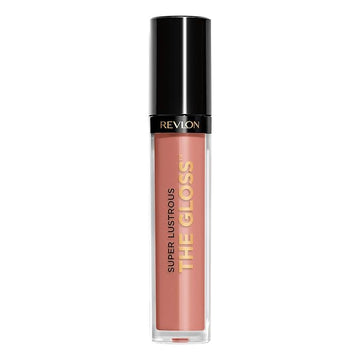 Revlon Super Lustrous Lip Gloss, Non-Sticky, Hydrating, High Shine Finish, 215 Super Natural, 0.13 oz