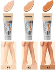 Leg Makeup Waterproof No Transfer, Tattoo Cover Up MakeUp Waterproof, Leg Cover Up Makeup Waterproof 01 (#03 Chocolate Brown)