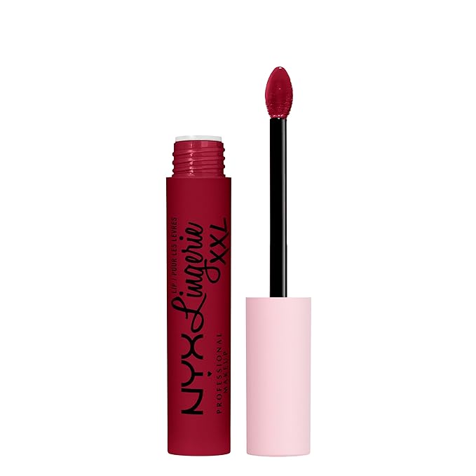 NYX PROFESSIONAL MAKEUP Lip Lingerie XXL Matte Liquid Lipstick - Sizzlin' (Oxblood Red)