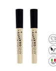 Milani Mascara Volume and Length, Highly Rated Anti-Gravity Black Shade with Castor Oil and Molded Hourglass Shaped Lash Coating Mascara Wand - 2 Pack