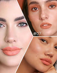 evpct 3Pcs Neutral Pale Orange Red Matte Long Lasting Wear Lip Liner Pencils Makeup Set for Shaping & Sculpting Lips, No Transfer Waterproof Pigmented Lip Liner Crayon lipliners Lipstick Pencil 7+8+13