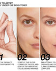 evpct 2Pcs under Eye Brightener, Nourishing Luminous under 07# Fair