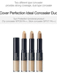 THESAEM Cover Perfection Ideal Concealer Duo (#1 Clear Crease-Proof Concealer