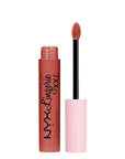 NYX PROFESSIONAL MAKEUP Lip Lingerie XXL Matte Liquid Lipstick - Peach Flirt (Orange Peach)