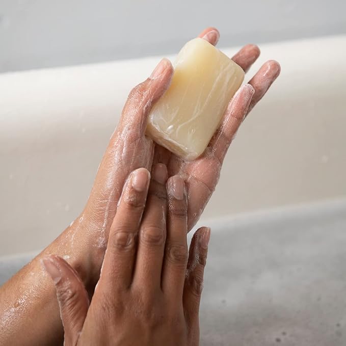 ATTITUDE Bath and Shower Body Soap Bar, EWG Verified, Plastic-free, Plant and Mineral-Based Ingredients, Vegan and Cruelty-free Personal Care Products, Patchouli and Black Pepper, 4 Ounces (Pack of 2)