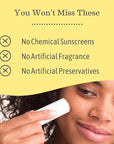 Earth Mama Lady Face® Tinted Mineral Sunscreen Stick, SPF 40 Medium/Dark Tint | Contains Organic Shea & Cocoa Butter | Foundation + Concealer + Contour, Blends with Most Skin Tones