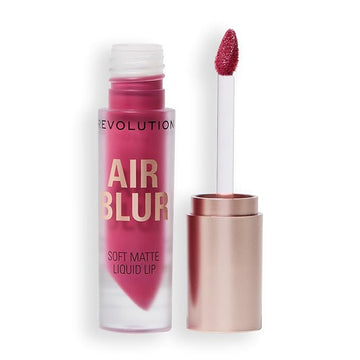 Revolution Beauty London, Air Blur Matte Liquid Lipstick, Long-Lasting Lip Color, Face Makeup, Vegan & Cruelty-Free, Sultry Deep Mauve, 0.11 fl oz