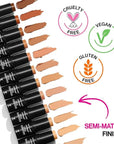 wet n wild Photo Focus Matte Foundation Stick Makeup, Shell Bisque | Vegan & Cruelty-Free