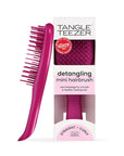 Tangle Teezer Ultimate Detangler Hairbrush, Eliminates Knots & Reduces Breakage, Mini Hair Brush for Travel, Small Hands & All Hair Types, Electric Raspberry