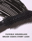 Milani Mascara Volume and Length, Highly Rated Anti-Gravity Black Shade with Castor Oil and Molded Hourglass Shaped Lash Coating Mascara Wand