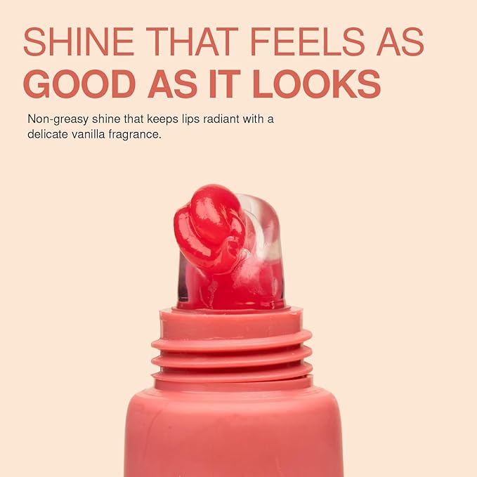 Palladio Butter Balm - Hydrating Lip Balm with Sheer Tint, Aloe, Peptides, Shea Butter, and Vegan Formulation for Instant Moisture, Shine, and Soothing Lip Care, Strawberry Shortcake