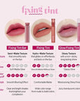 ETUDE Glow Fixing Tint #1 Pure Coral | Non-sticky Glossy Shine Lip stain | Fills up with comfortable moisture | Tinting for dry lips