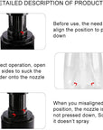 Barber Powder Bottle Spray - for Applying Talc Home, Beauty