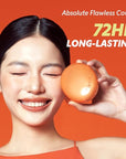 [*Mini Size*] TIRTIR Mask Fit Ai Filter Cushion Foundation | AI-Like Semi-Matte Finish - Up to 72-Hour Medium to Full Coverage Korean BB Cushion Make up Beauty, #21C Cool Ivory, 0.15 Fl Oz