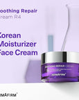 Dermafirm Soothing Repair Hydrating Face Cream R4 | Daily Face Moisturizer Facial Lotion with Eucalyptus, Peptide and Collagen | Gentle for All Skin Types No Animal Trials No Paraben 1.69 fl oz