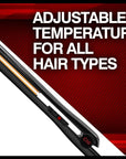 CHI Tourmaline Ceramic Series Flat Iron, Hair Straightener For Silky Smooth Hair, Ideal For Straightening Or Curling Hair, 1" Iron