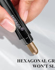 BROWN NEUTRAL Eyeshadow Stick Makeup 6PCS Set, Metallic Shimmer Matte Cream Eye Shadow Eyeliner Brightener Pencil Crayon - BROWN NEUTRAL
