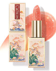 CATKIN Tinted Lip Balm Glitter Lip Stain Ultra Hydrating Lip Moistrurizer Lip Care with Vitamin E Nourishing For Cracked & Dry Lips 0.12 oz C11 Fairy - Coral Pink