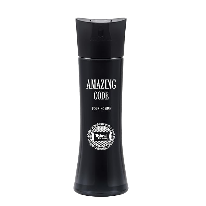 Hybrid & Company Amazing Code For Men Pour Homme Eau de Toilette Vaporisateur Natural Spray 3.4 Fl Oz