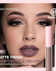evpct Retractable 1Pcs Lip Liner Pencils and 1 Pcs Lip Gloss Makeup Set for Shaping & Sculpting Lips, Taupe Long-Lasting Waterproof Longwear Matte Rich Lip Colors Liner Crayon Liquid Lipstick 12#