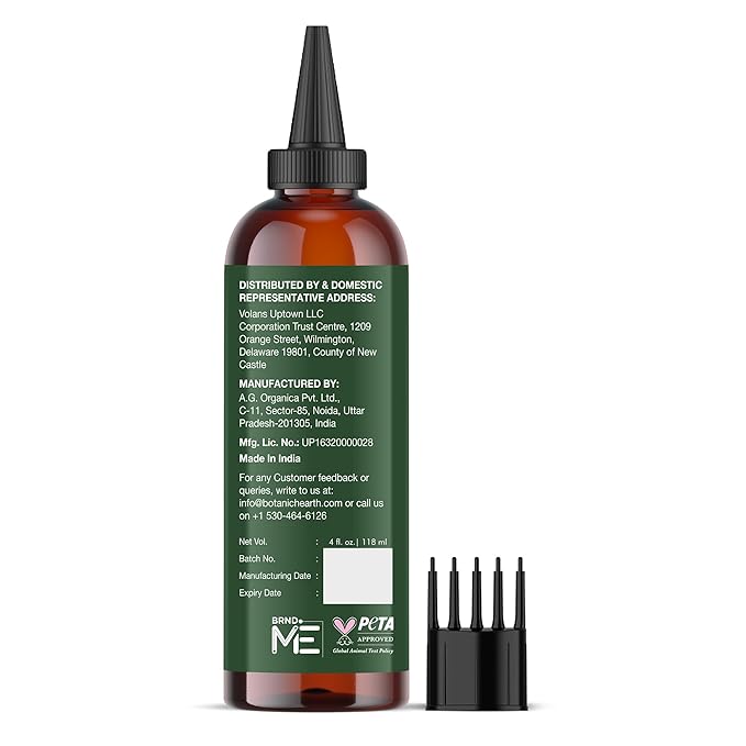 Botanic Hearth 100% Pure Tea Tree Oil For Hair Growth | Infused with Jojoba & Grapeseed Oils | Hair Oil Repairs Dry Damaged Hair, Strengthening, Healthier - Hair Tonic, 4.0 fl oz