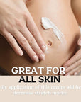 Stretch Mark Cream for Sensitive Skin Plant-Based Long and Short-term Hydration, Increases Skin Elasticity and Firmness (Stretch Mark Cream)