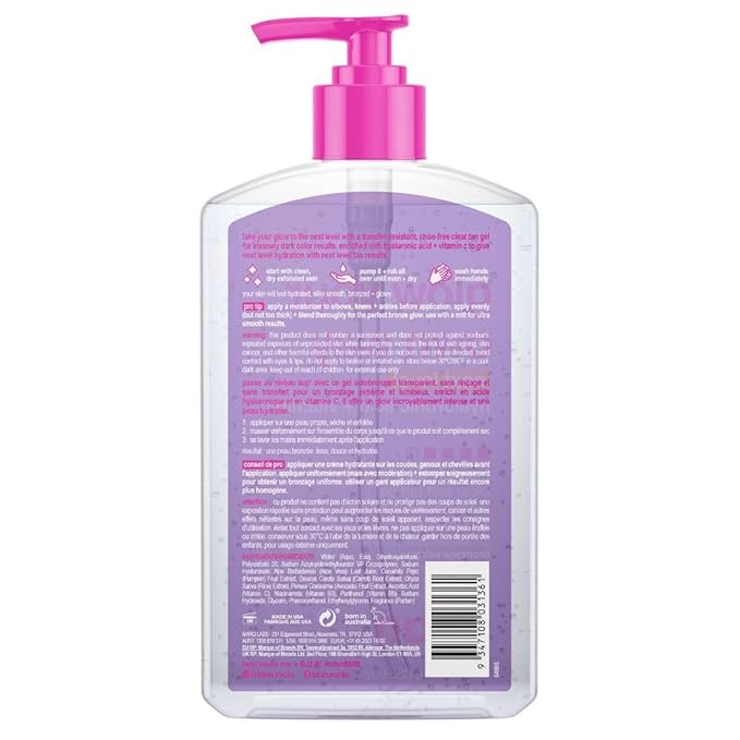 b.tan Dark Clear Self Tanning Gel