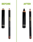 KISS NEW YORK Professional Duo Pencil Sharpener, Convenient, Essential Tool for Eye liner, Lip liner, Sharpens, Easy To Clean, Compact (Sharpener)