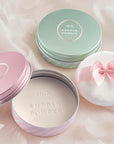 Suppin Translucent Pressed Powder Foundation + Overnight Skincare, Makeup Setting Powder & Matte Face Powder with Shea Butter, Amino Acids& Aloe Extract from Japanese Skincare PINK PLUSH
