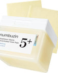 numbuzin No.5 Vitamin-Niacinamide Concentrated Pad, Daily Double-Sided Facial Pads with Glutathione, PHA & LHA for a Fresh, Radiant-Looking Skin Finish 180 ml (70 Pads)