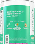 Fiber Supplement Colon Cleanse Prebiotic Powder Detox | Colon Cleanse Detox for Women | Digestive Health Regularity Satiety & Bloating Relief for Women Gut Cleanser & Powder Apple Flavored 60 Servings