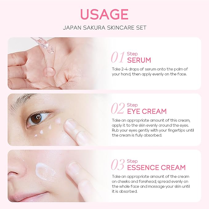 Skin Care Set JAPAN SAKURA Women